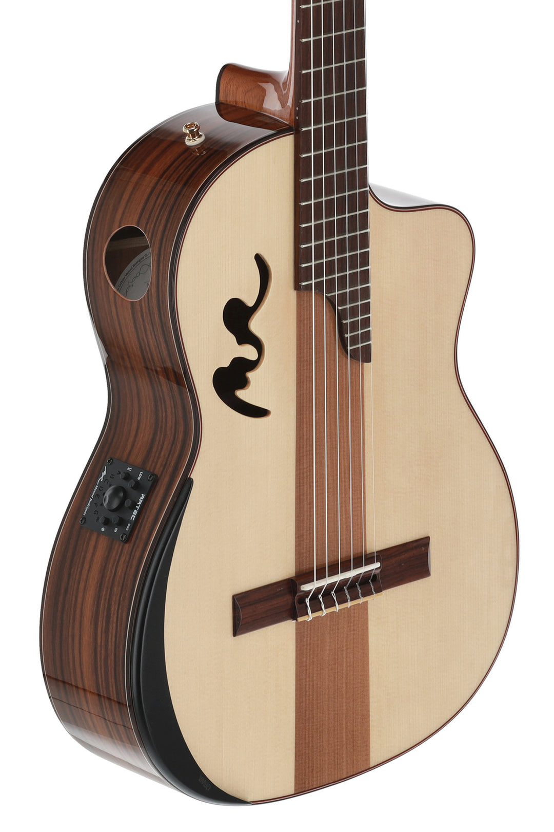 Manuel Rodriguez elektroakustisk Café Cortado Cutaway - Santos palisander (glans)