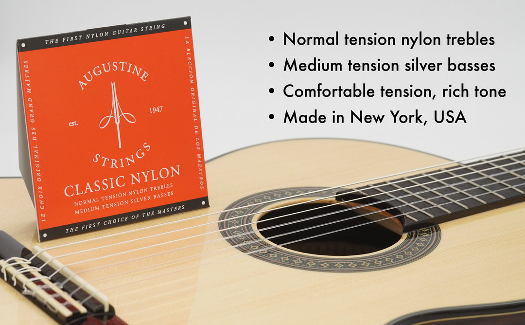 Augustine strenger for klassisk gitar Classic Label - Sett Classic Red (normal/medium)