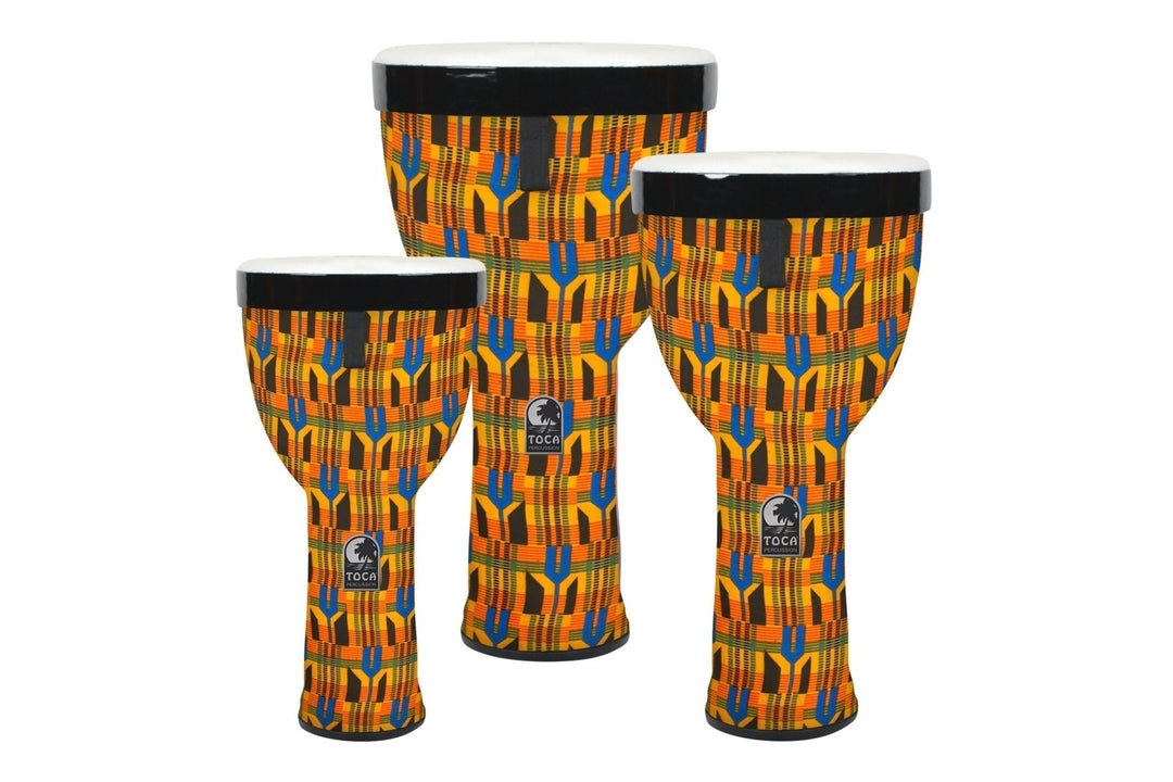 Toca Nesting Drums Djembe Freestyle II – sett med 3 deler (TSSND-3PCK-FP)