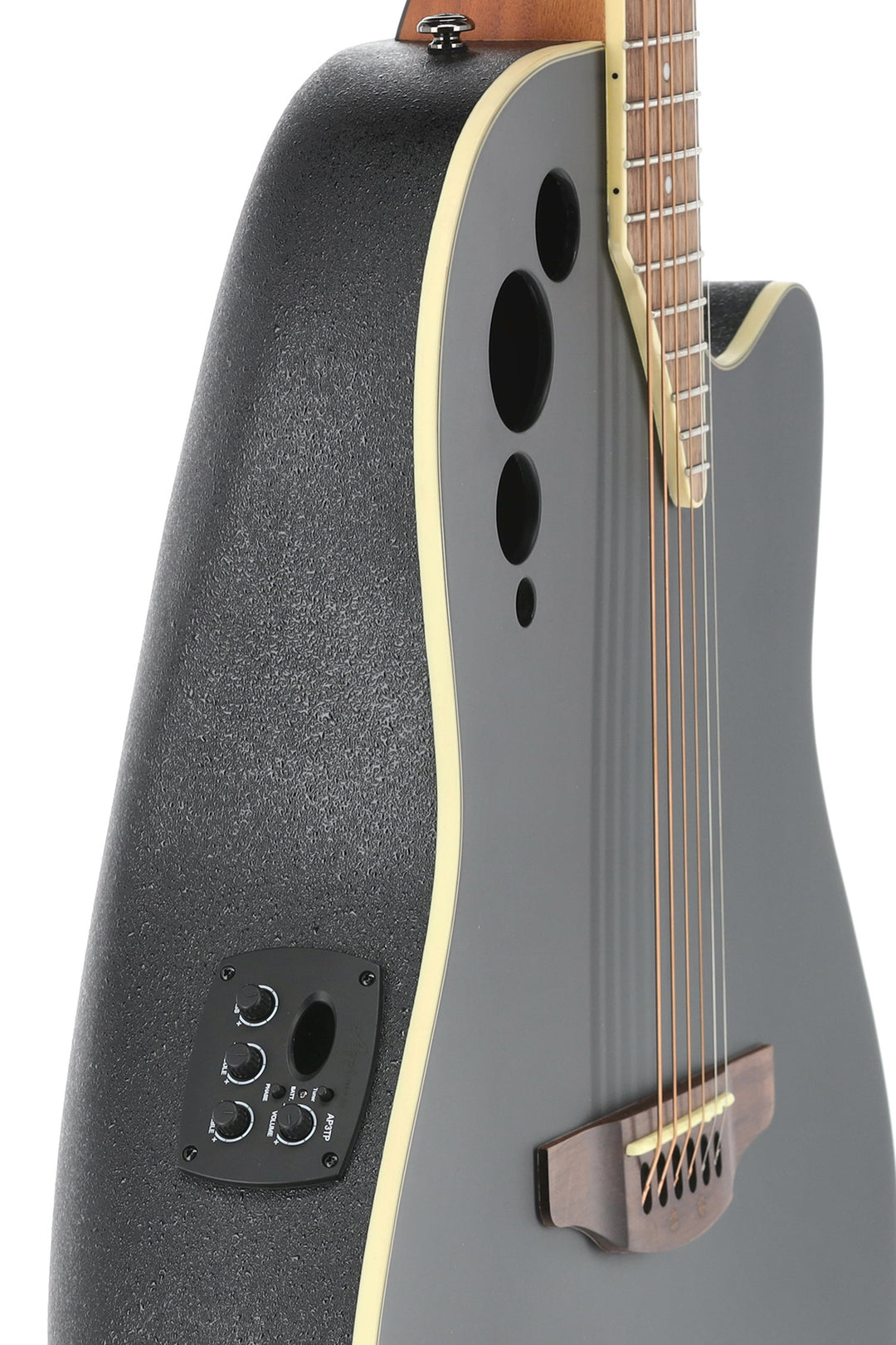 Applause E-akustisk Gitarer AE44II Mid Cutaway - Svart satin (AE44-5S)