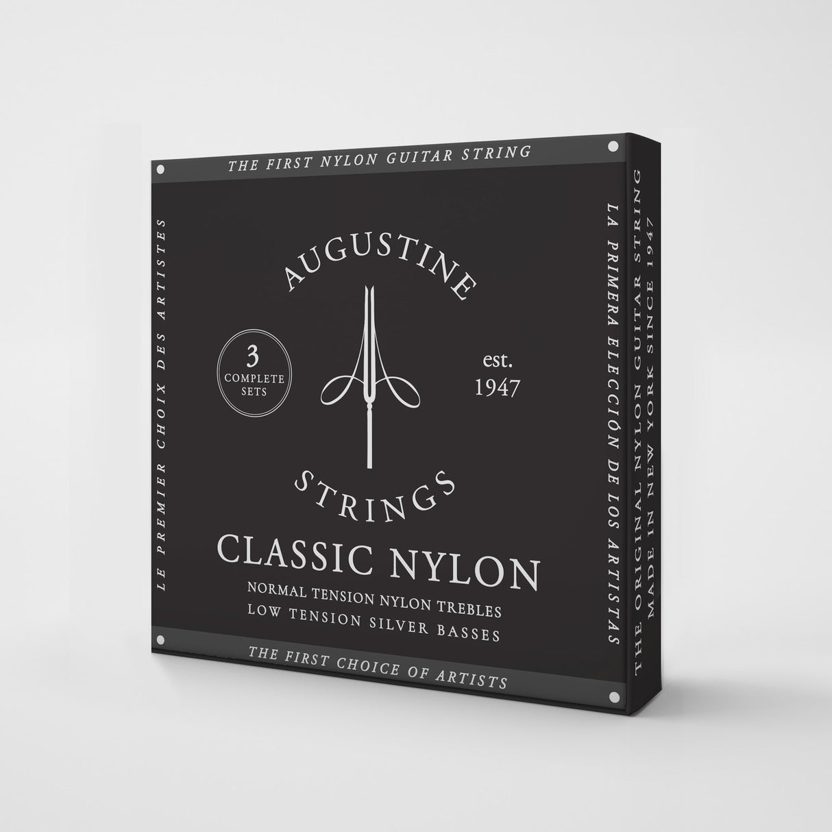 Augustine strenger for klassisk gitar Classic Label - 3 x sett Classic Black (normal/lav)