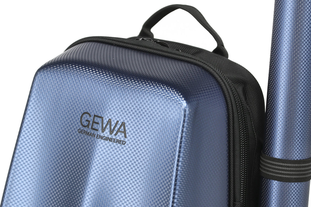GEWA ryggsekk for Fioliner-etui Space Bag - Blue 4/4 - 3/4 (33 x 67 (med bueetui 79 ) x 19 cm)