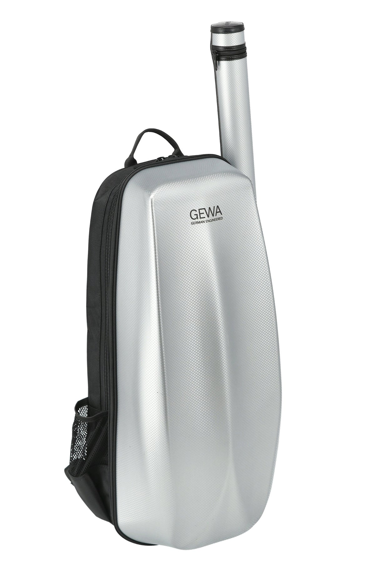 GEWA ryggsekk for Fioliner-etui Space Bag - Silver 4/4 - 3/4 (33 x 67 (med bueetui 79 ) x 19 cm)