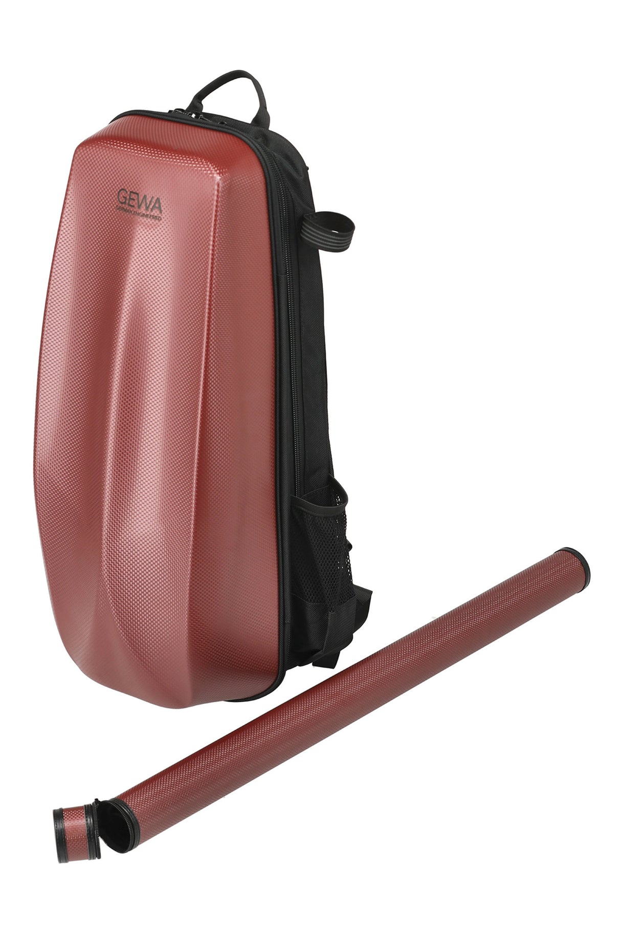 GEWA ryggsekk for Fioliner-etui Space Bag - Red 4/4 - 3/4 (33 x 67 (med bueetui 79 ) x 19 cm)