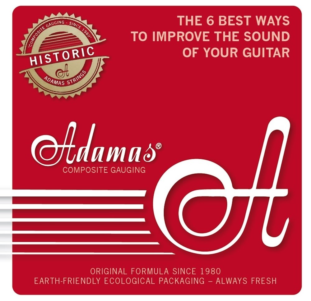 Adamas Round Core 1717RC gitarstrenger, også for allergikere