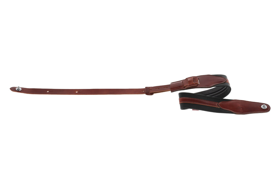 GEWA Gitarer-reimer Prestige 65 polstret Security Locks - svart croc/brun