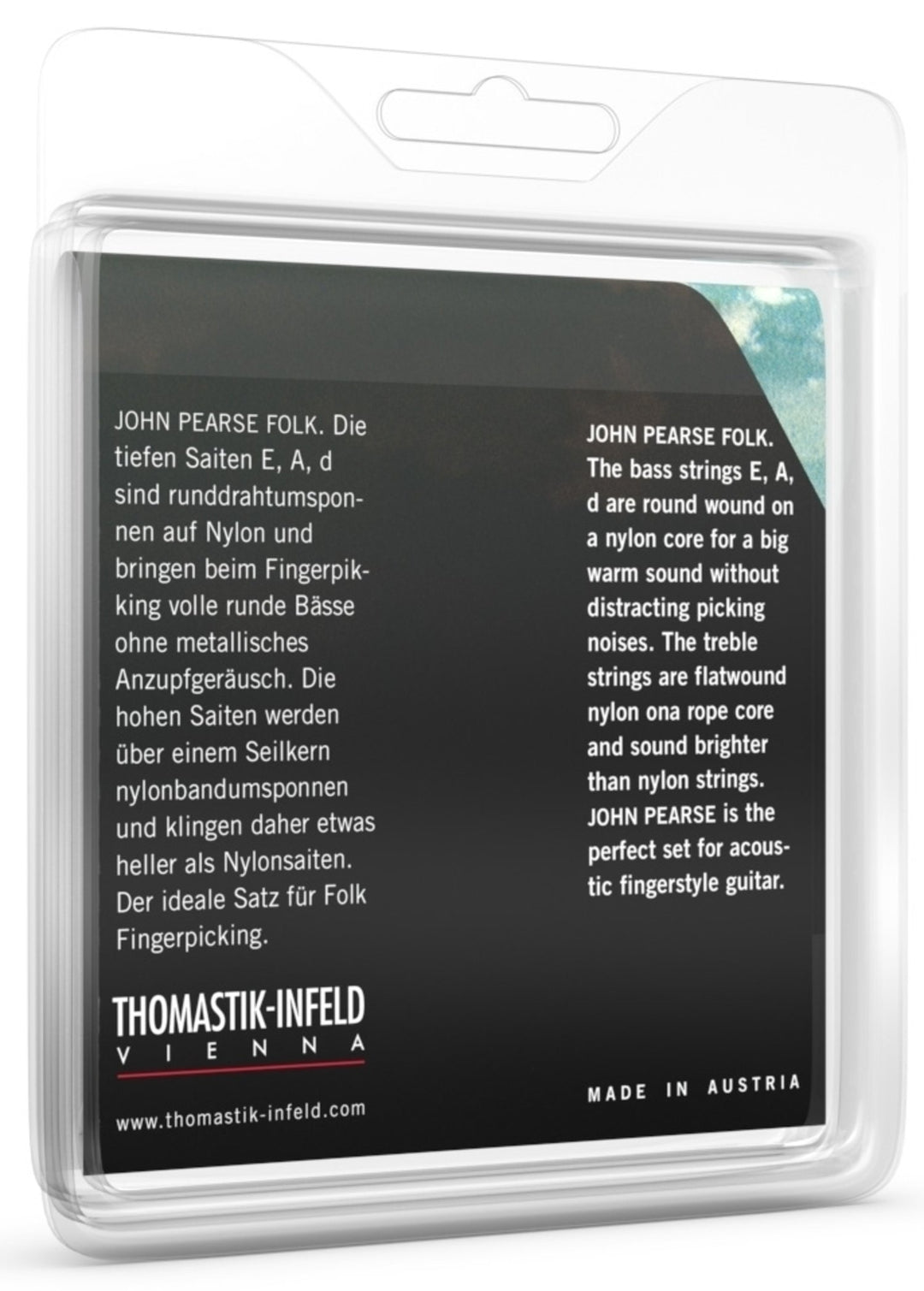 Thomastik-Infeld strenger for klassisk gitar John Pearse Folk Series Light - sett (PJ116)