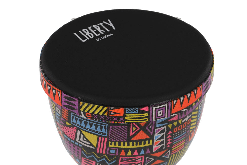 GEWA Liberty Series Nestable djembe 8", motiv Abstract