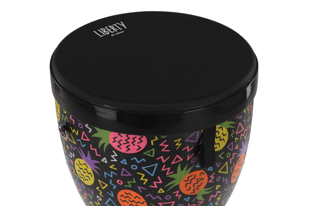 GEWA Liberty series Nestable djembe 12", motiv Pineapple
