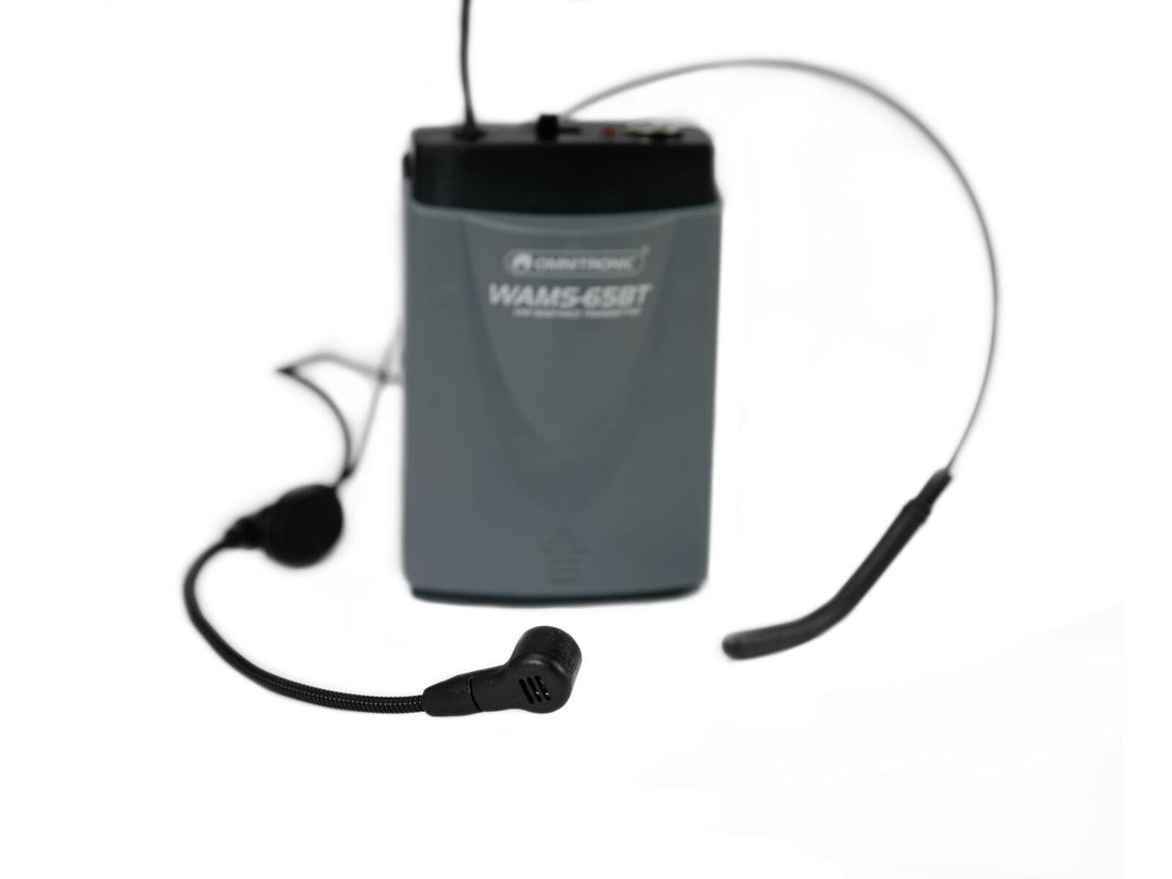 OMNITRONIC WAMS-65BT Bodypack Transmitter inkl. Headset