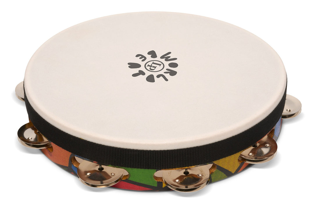 Latin Percussion tamburin World Beat Single Row with Head - LP7023 (Supertone 10")