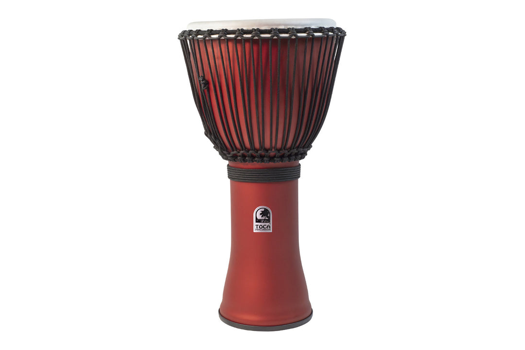 Toca Djembe Freestyle Rope Tuned – matt racing red (SFDJ-10RR)