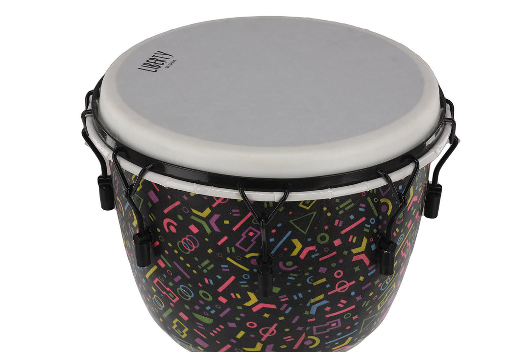 GEWA Djembé Liberty Series mekanisk stemt - 14" Crazy Neon