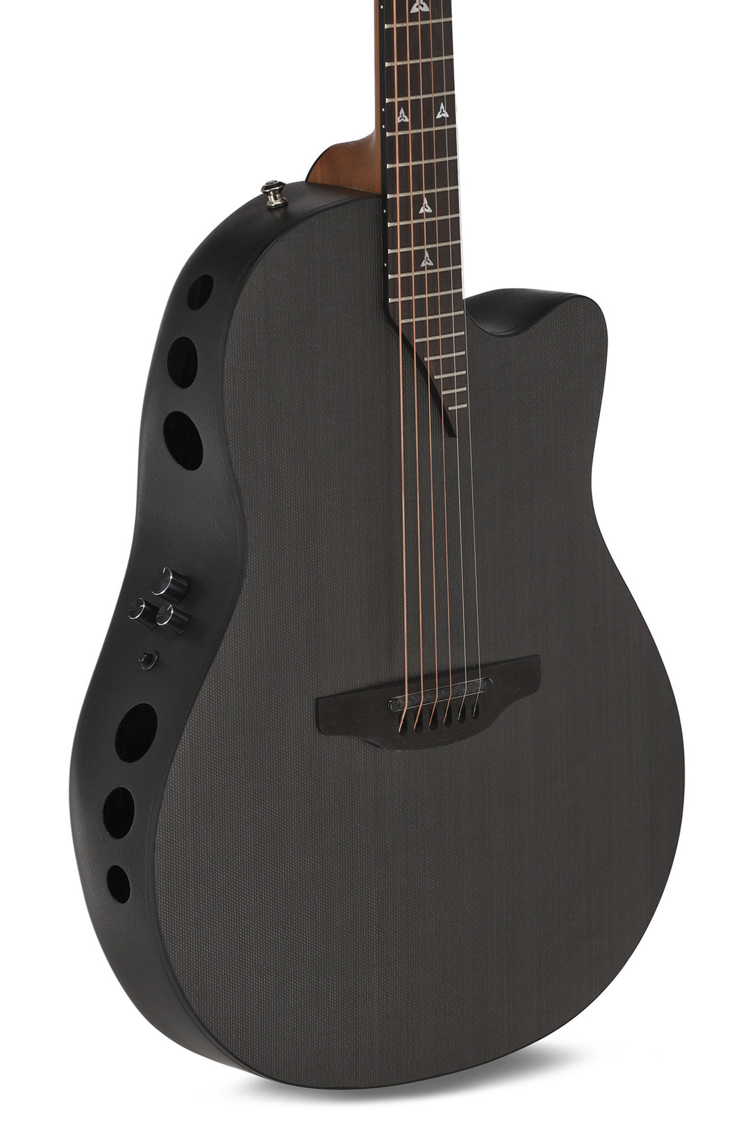 Adamas E-akustisk Gitarer 156SP-5-G Evolution-serien dyp cutaway - Natural Carbon Black (156SP-5-G)