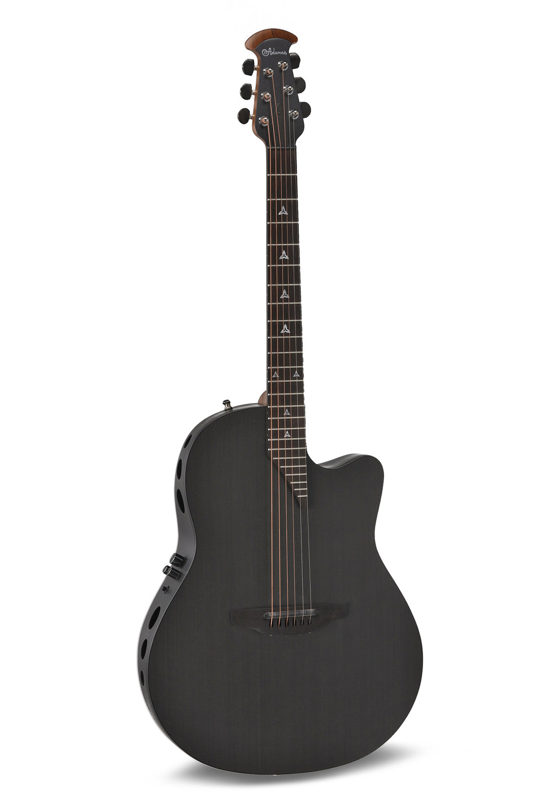 Adamas E-akustisk Gitarer 156SP-5-G Evolution-serien dyp cutaway - Natural Carbon Black (156SP-5-G)
