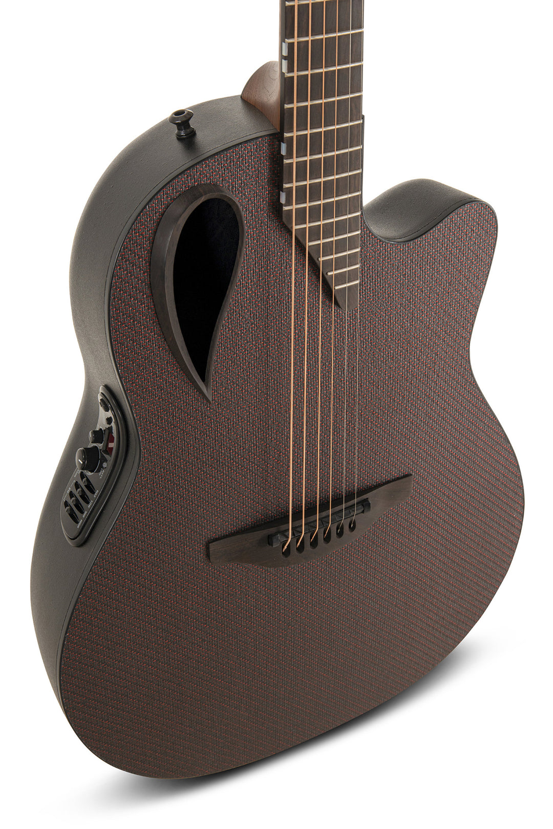 Adamas E-akustisk Gitarer Adamas MD80-NWT Mid-Depth Contour cutaway - NTW Red Reflection (MD80-2R-G)