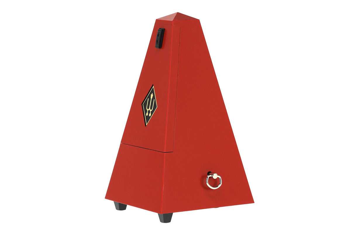 Wittner metronom pyramideform - mørkerød matt 845201