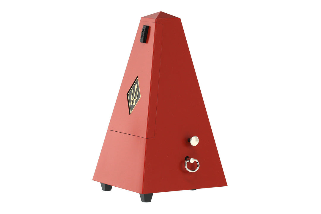 Wittner metronom pyramideform – mørkerød matt 855201