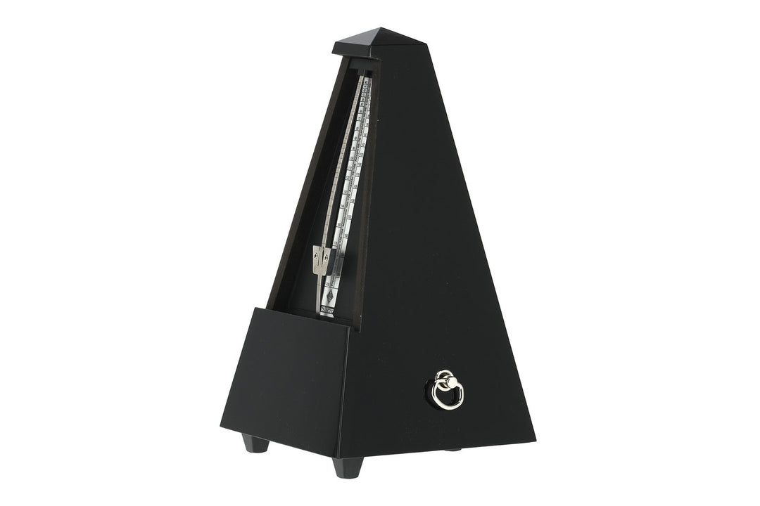 Wittner metronom i pyramideform - Svart høyglans 806