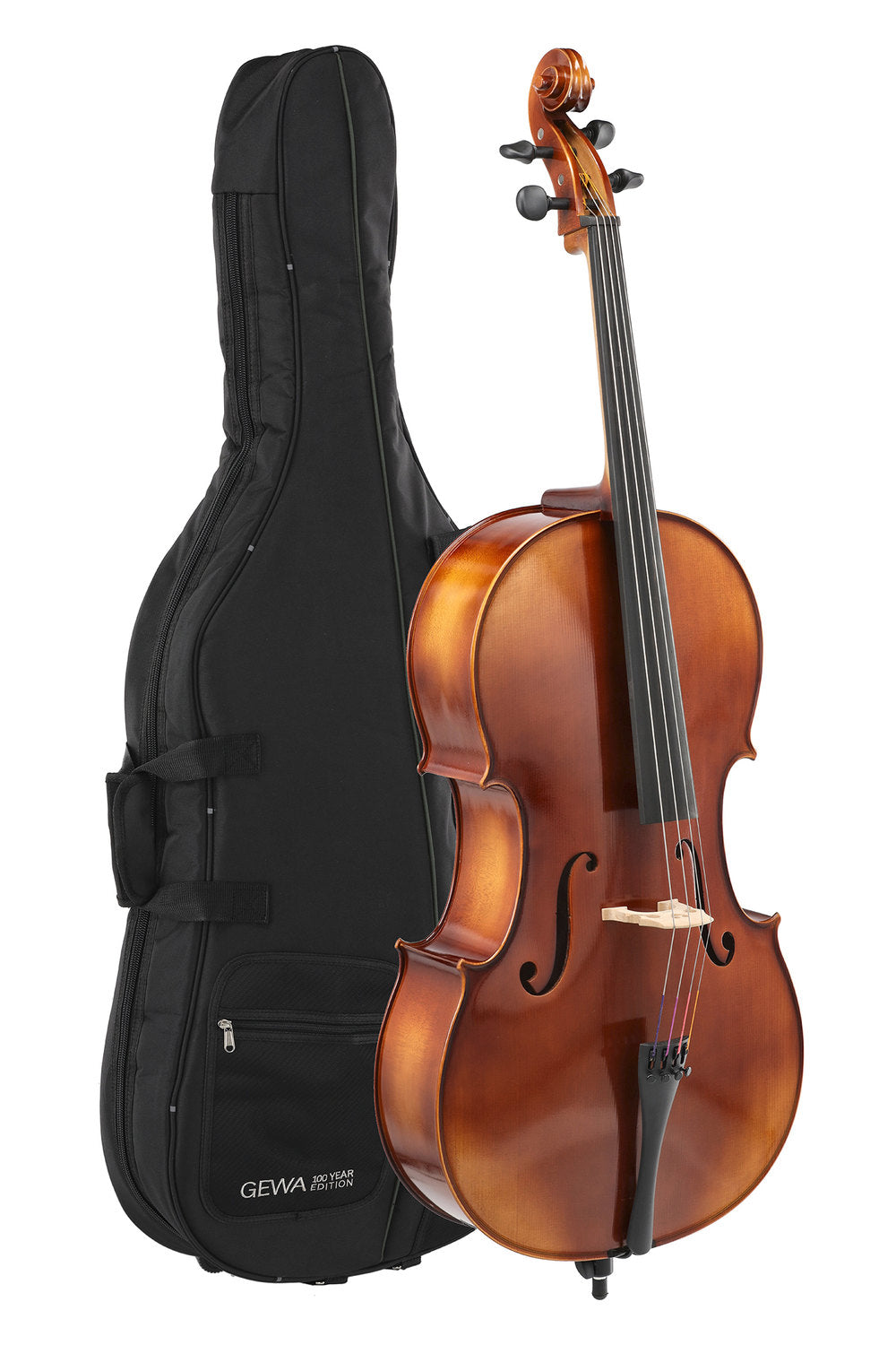 GEWA Anniversary cello 1/4, satt opp med bue, veske og kolofonium