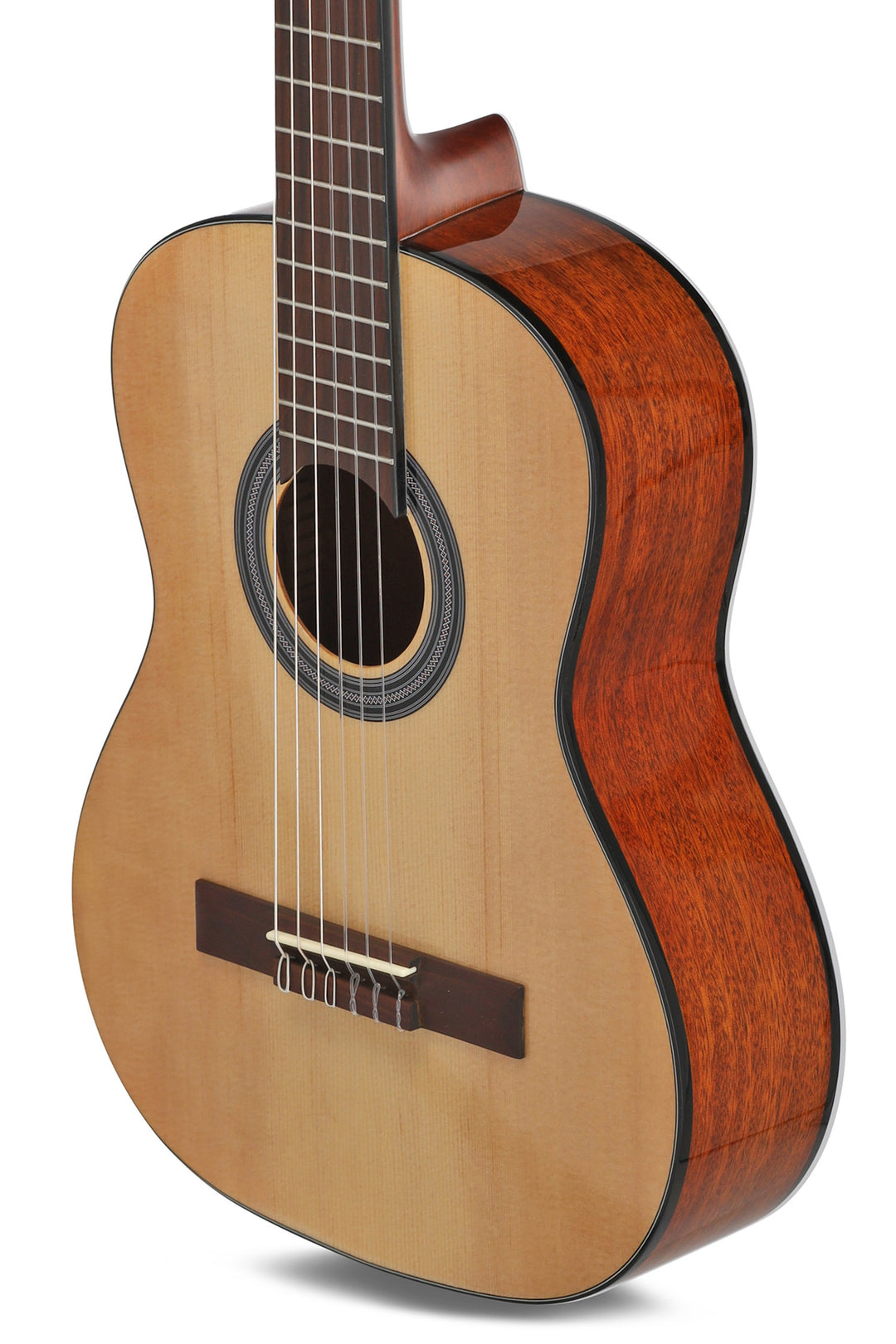 GEWA klassisk gitar Student Natural - 1/2 størrelse natur