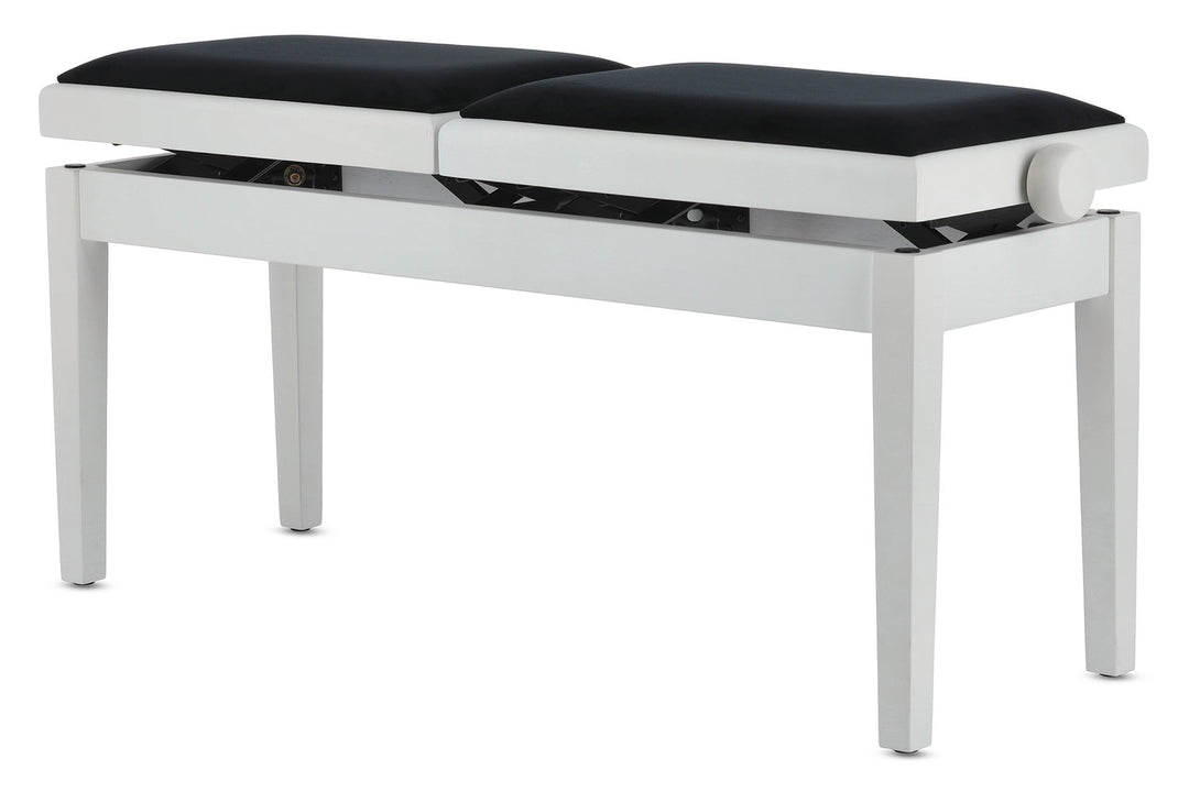 GEWA pianokrakk Deluxe Double - Hvit matt