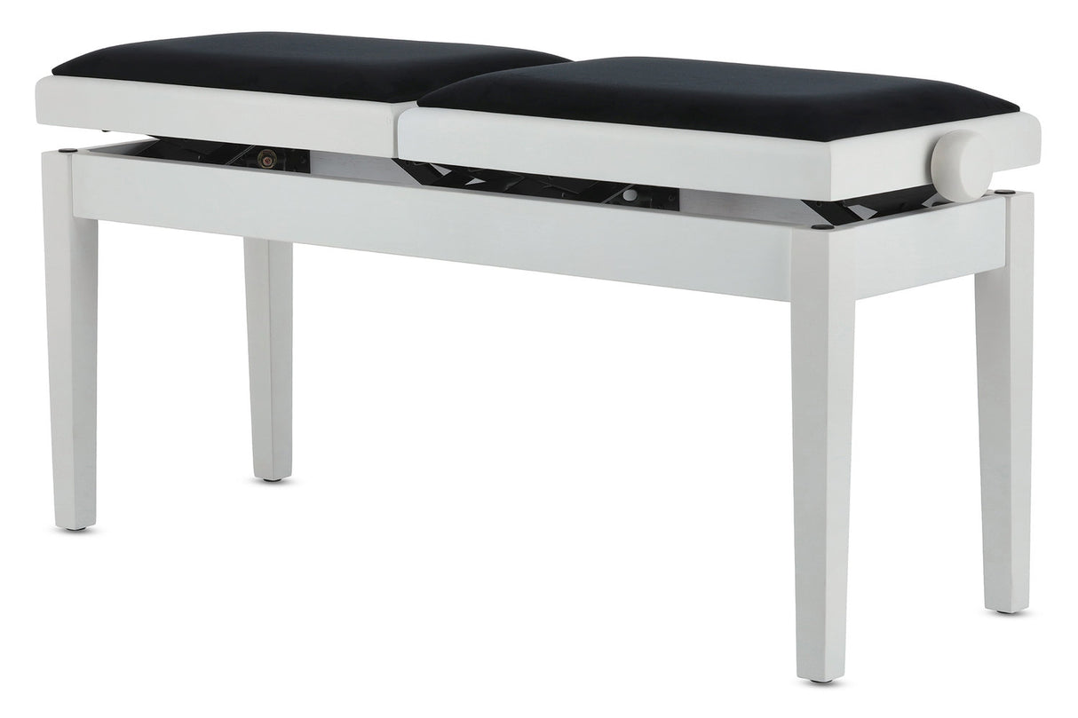 GEWA pianokrakk Deluxe Double - Hvit matt
