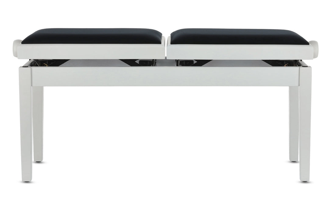 GEWA pianokrakk Deluxe Double - Hvit matt