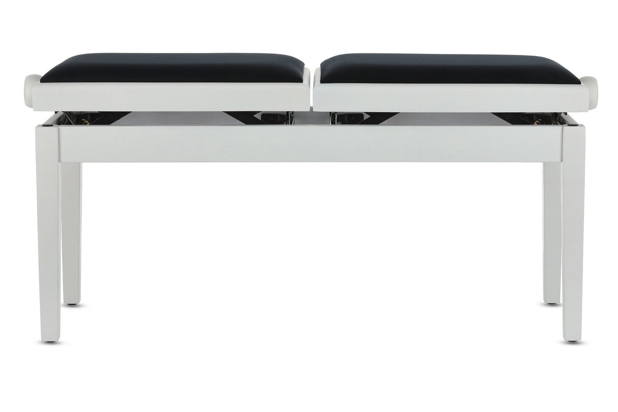 GEWA pianokrakk Deluxe Double - Hvit matt