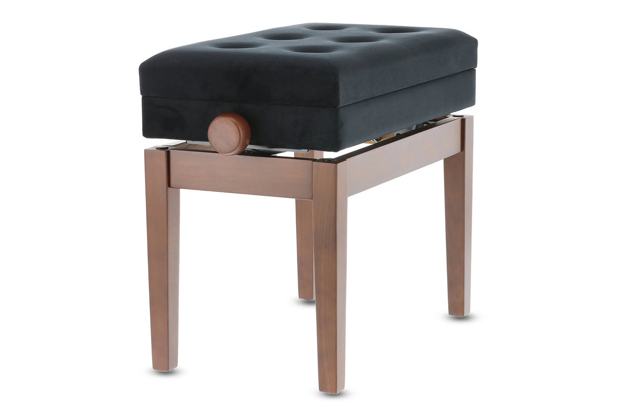 GEWA klaverbenk Deluxe med oppbevaringsrom - Valnøtt matt