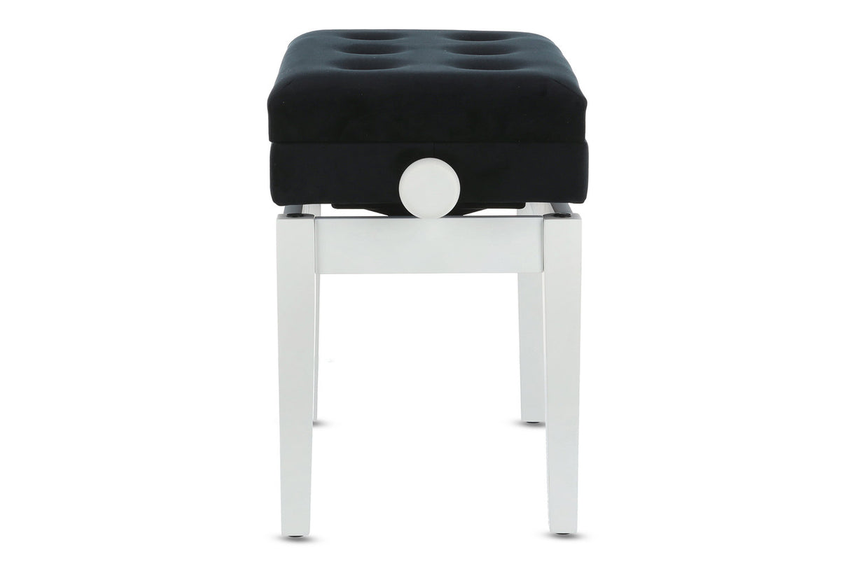 GEWA klaverbenk Deluxe med oppbevaringsrom - Hvit matt