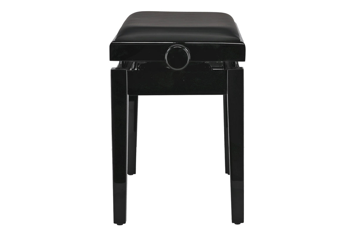 GEWA pianokrakk Deluxe Autolift Vinyl - Black highgloss (Seat black)