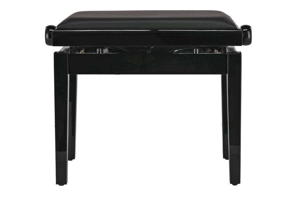 GEWA pianokrakk Deluxe Autolift Vinyl - Black highgloss (Seat black)