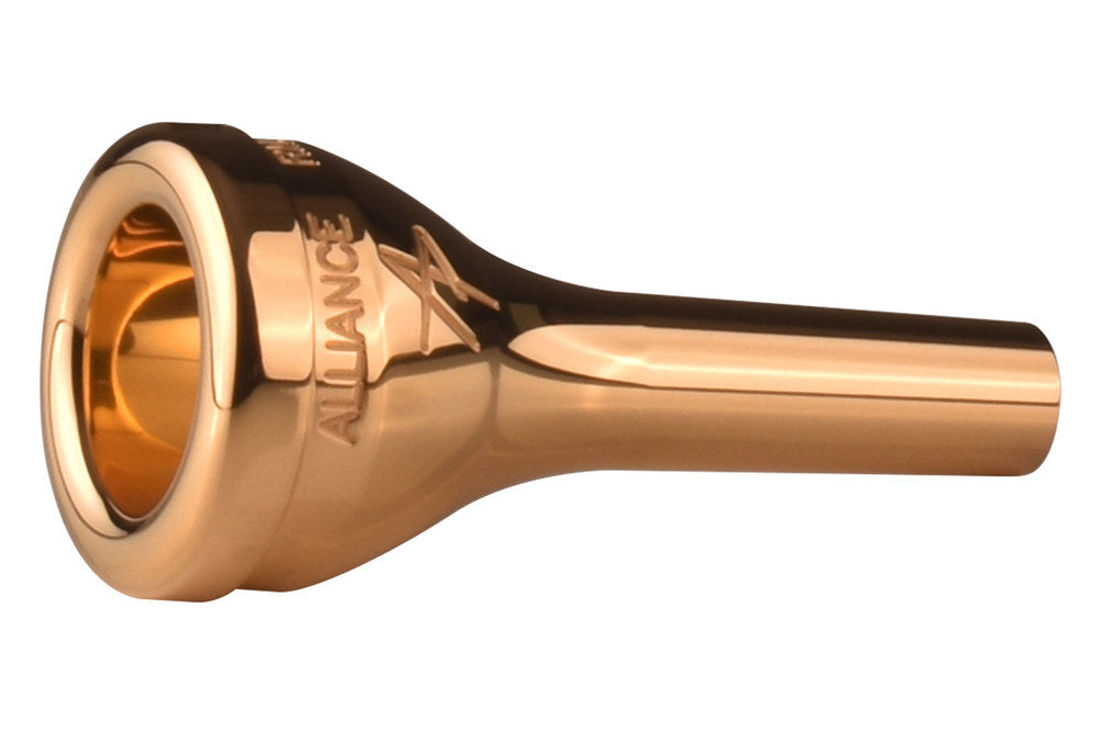 Denis Wick Alliance Signature RM1G munnstykke til kornett, forgylt