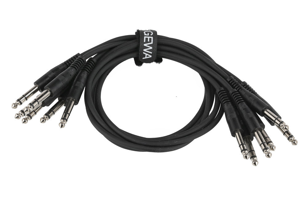 GEWA Basic Line patchkabel 0,6 m, rett stereo-jack, 6 stk.
