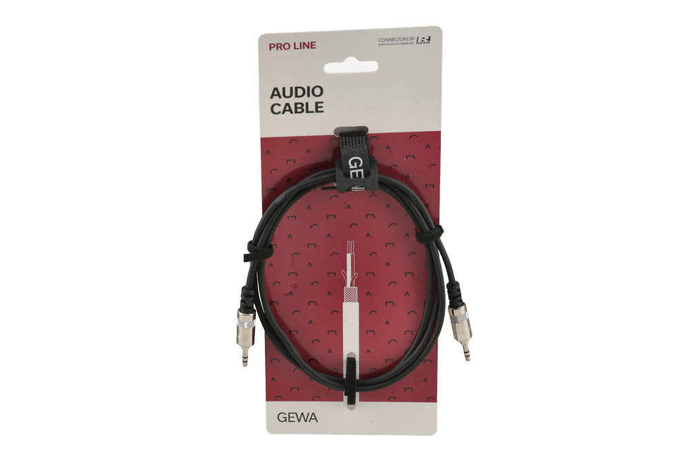 GEWA Pro Line minijackkabel 1,5 m, 3,5 mm stereo