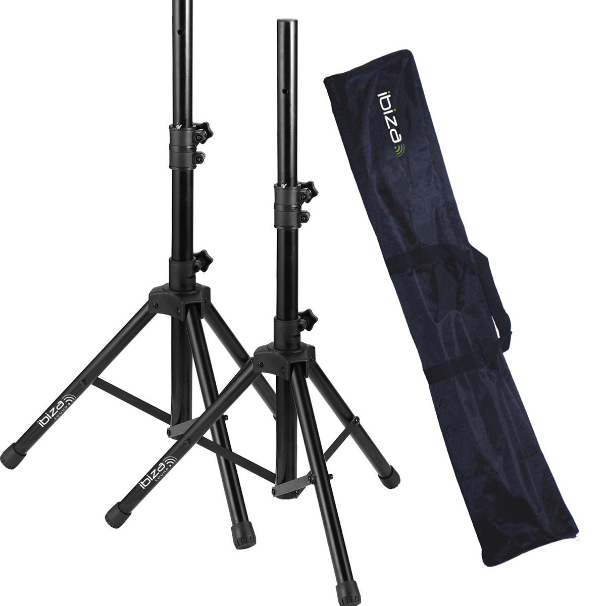 Høyttalerstativ med pose 2 stk. (30 kg, 1,20 m)