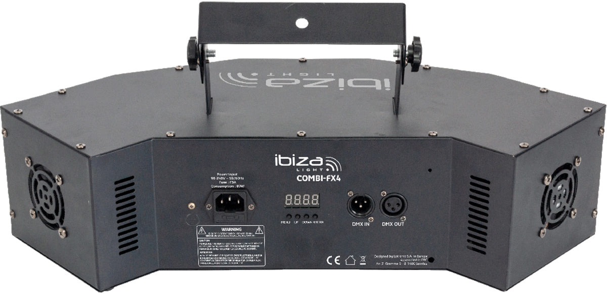 Ibiza Starwash 3-i-1 Disco lys med DMX