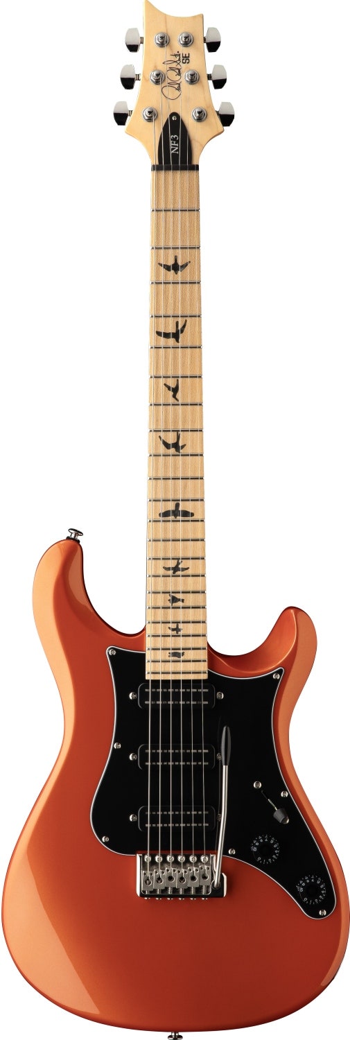 PRS SE NF3 Metallisk Oransje - Maple Griff
