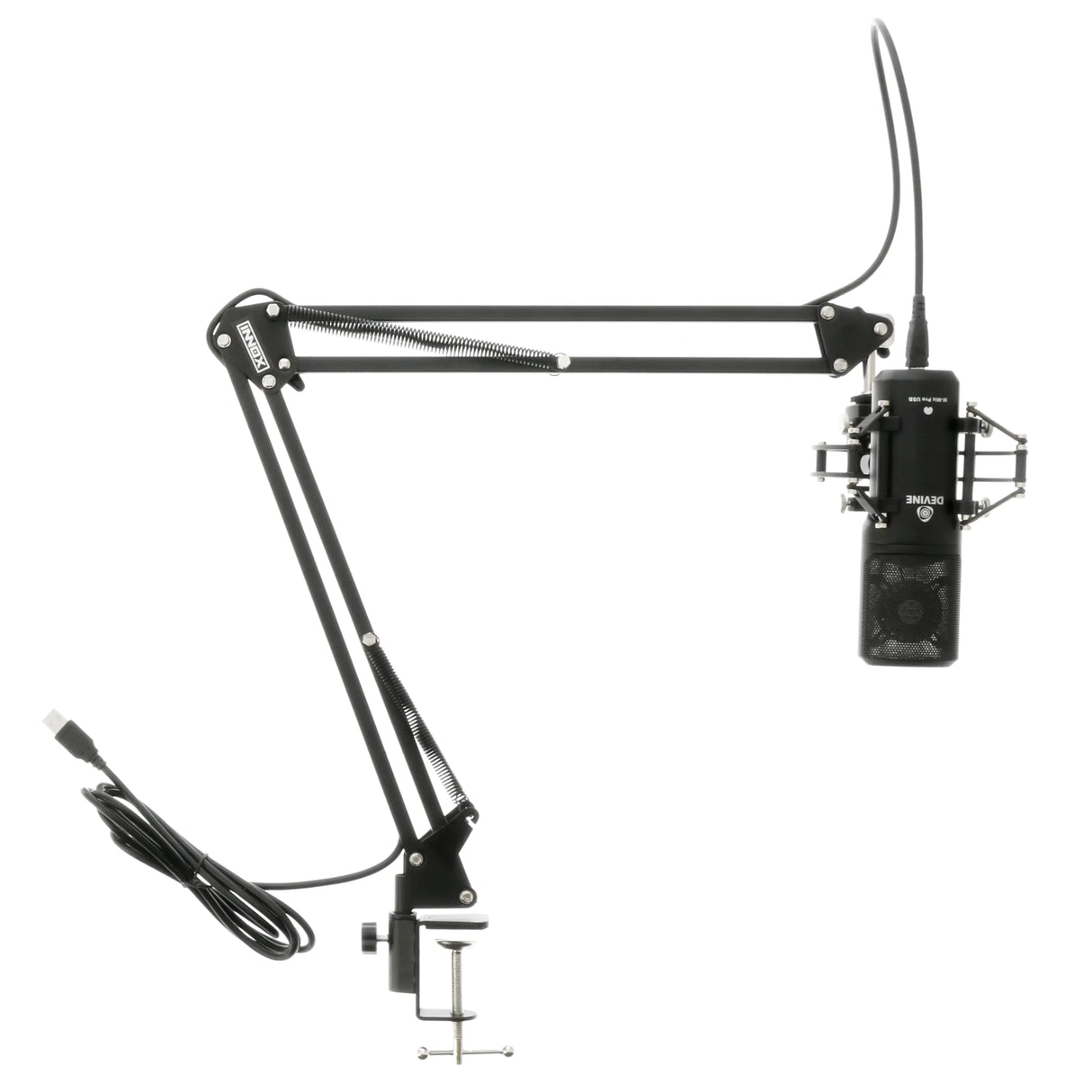 Innox IVA 08 USB Mikrofon Boomarm - Svart