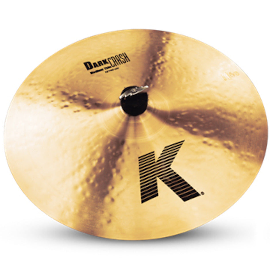 Zildjian 16 "K Dark Medium Thin Crash Basin