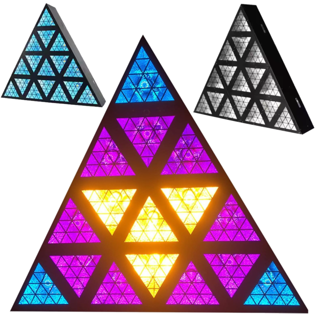 LIGHT4ME TRIANGIS LED-lyseffekt 64x2W RGBA-akse
