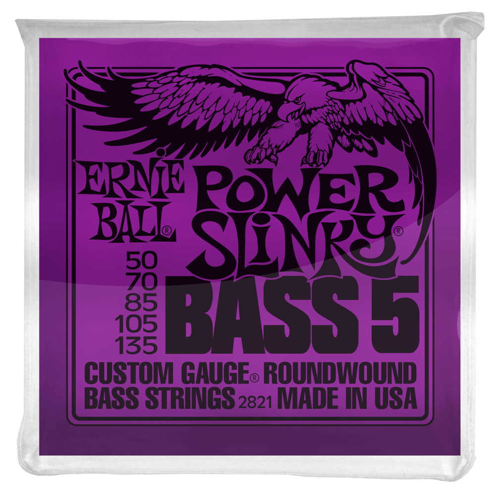 Ernie Ball Slinky Nikkel Wound Bass Strings (5)
