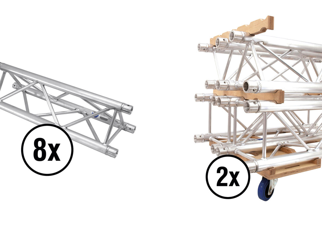 ALUTRUSS sett TRILOCK 6082-2000 + truss-transportbrett Combi
