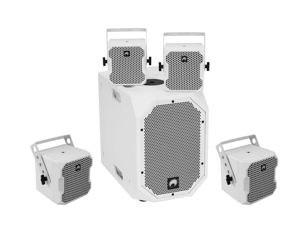 OMNITRONIC Sett BOB-10A wh + 4x BOB-4 wh