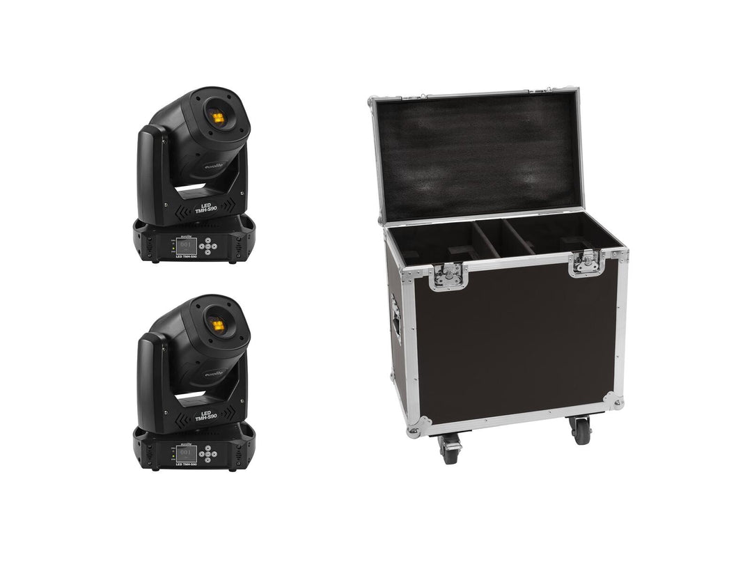 EUROLITE sett 2x LED TMH-S90 + Case