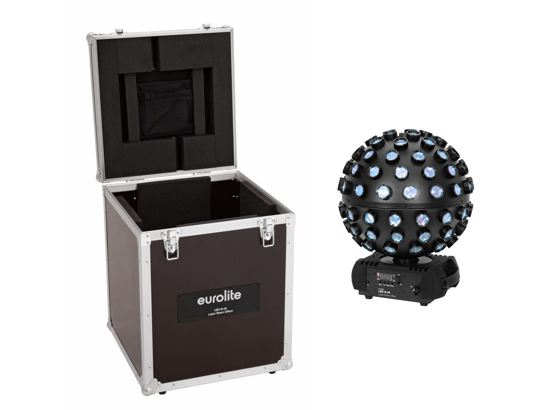 EUROLITE Set LED B-40 laserstråle Effect + koffert