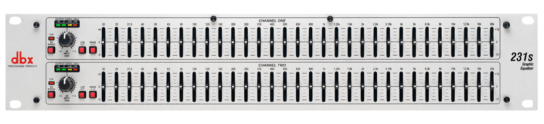 dbx 231S 2x 31-bånds grafisk equalizer