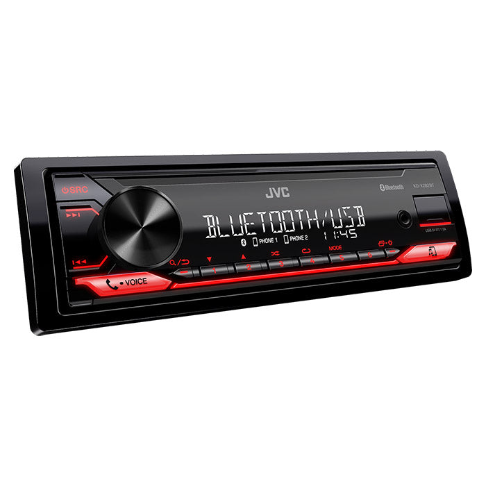 JVC KD-X282BT RDS-tuner uten drev 100mm dyp