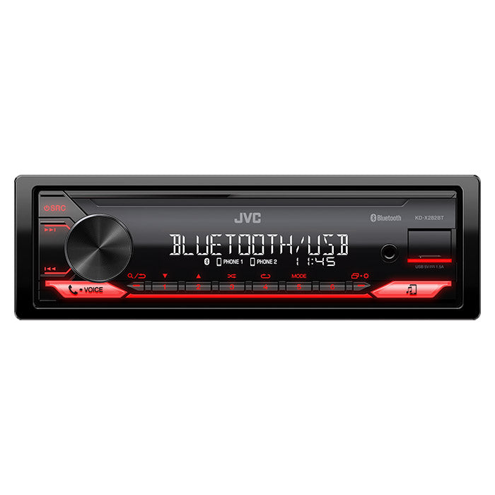 JVC KD-X282BT RDS-tuner uten drev 100mm dyp